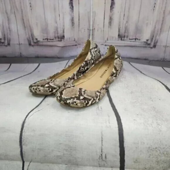 Lucky Brand Animal Print Flats - Picture 2 of 8